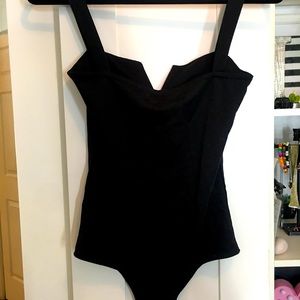 Black dressy bodysuit